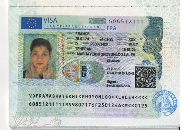 ویزای فرانسه مشتری